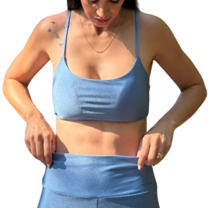 TOP FITNESS EVANNA AZUL CELESTE