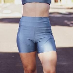 SHORTS FITNESS EVANNA AZUL CELESTE