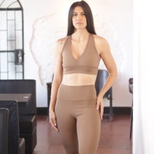 CALÇA LEGGING FITNESS CAPPUCCINO