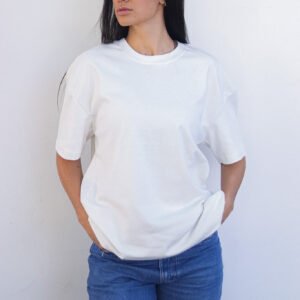 T-SHIRT EVANNA UNISSEX OFF WHITE